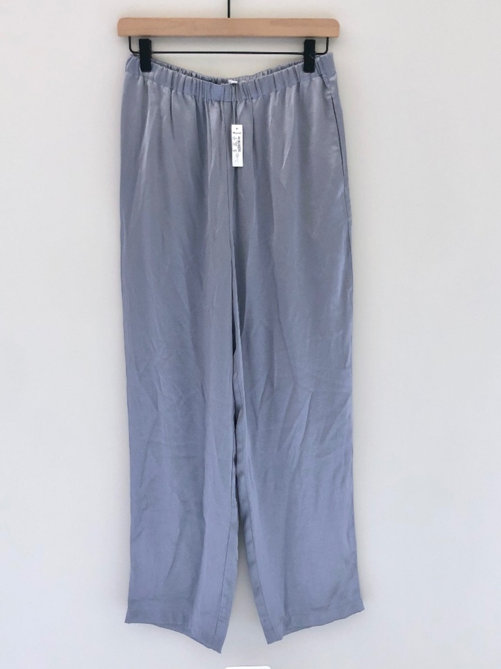 NWT Madewell Straight-Leg Full-Length Pants in Satin